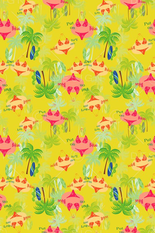 比基尼印花华亿平台图片