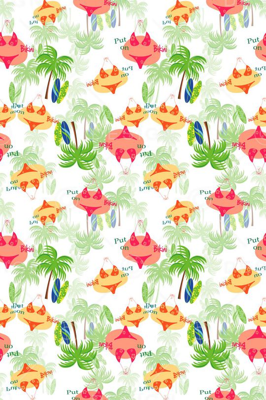 比基尼印花华亿平台图片