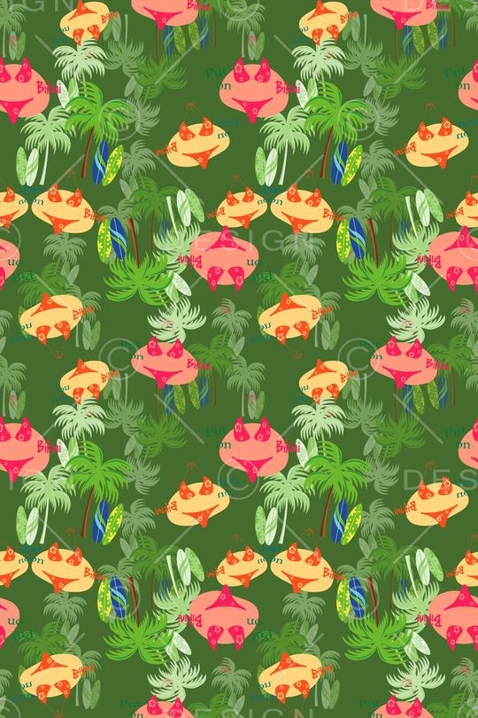 比基尼印花华亿平台图片