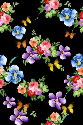 水彩印花华亿平台图片