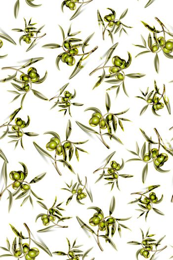 抽象叶子印花华亿平台图片