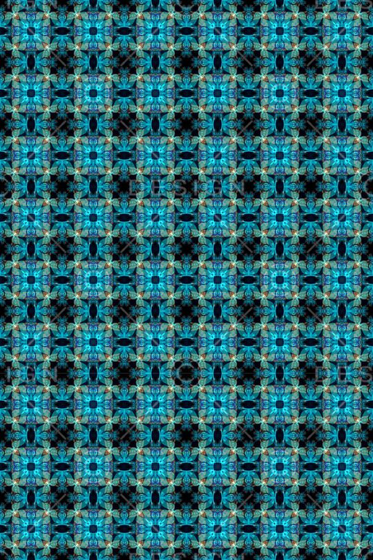 蓝色格子印花华亿平台图片