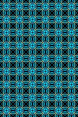 蓝色格子印花华亿平台图片