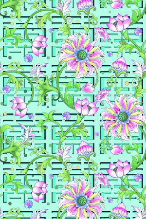 Chinese印花华亿平台图片