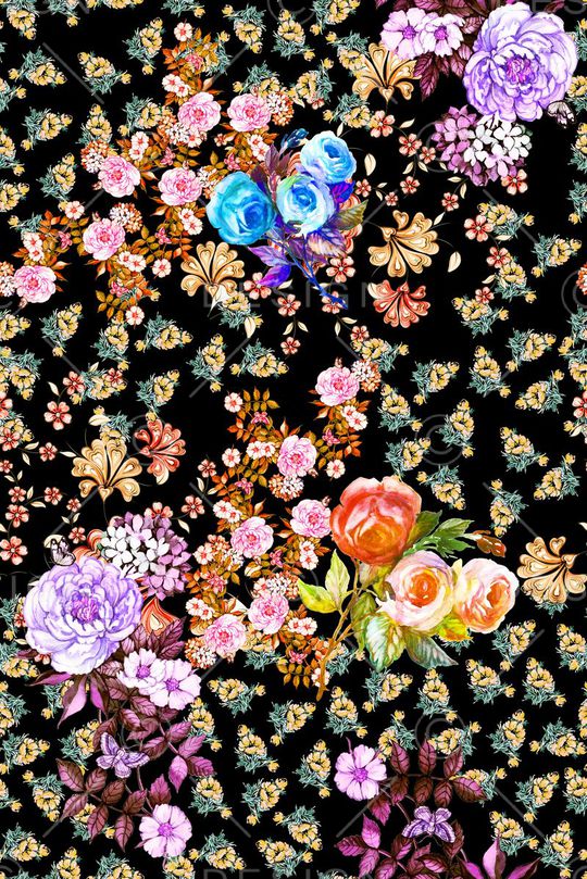 手绘印花华亿平台图片