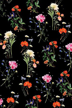 黑底印花华亿平台图片