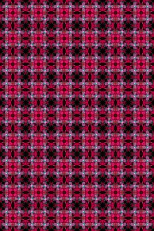 蓝色格子印花华亿平台图片