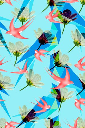 燕子印花华亿平台图片