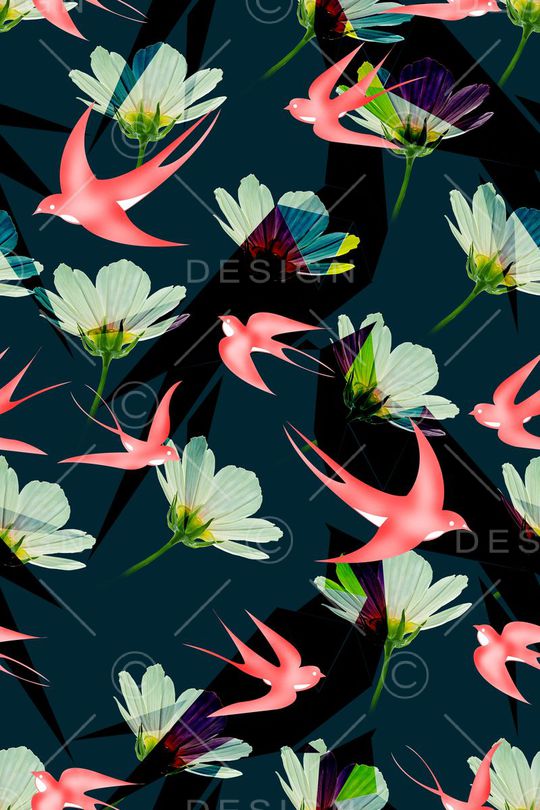 燕子印花华亿平台图片