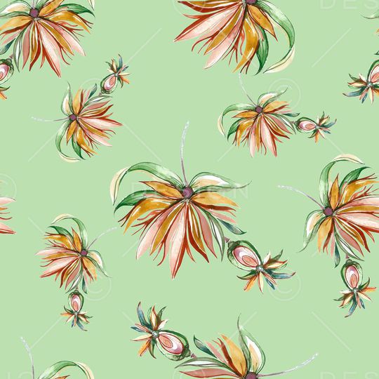 手绘印花华亿平台图片