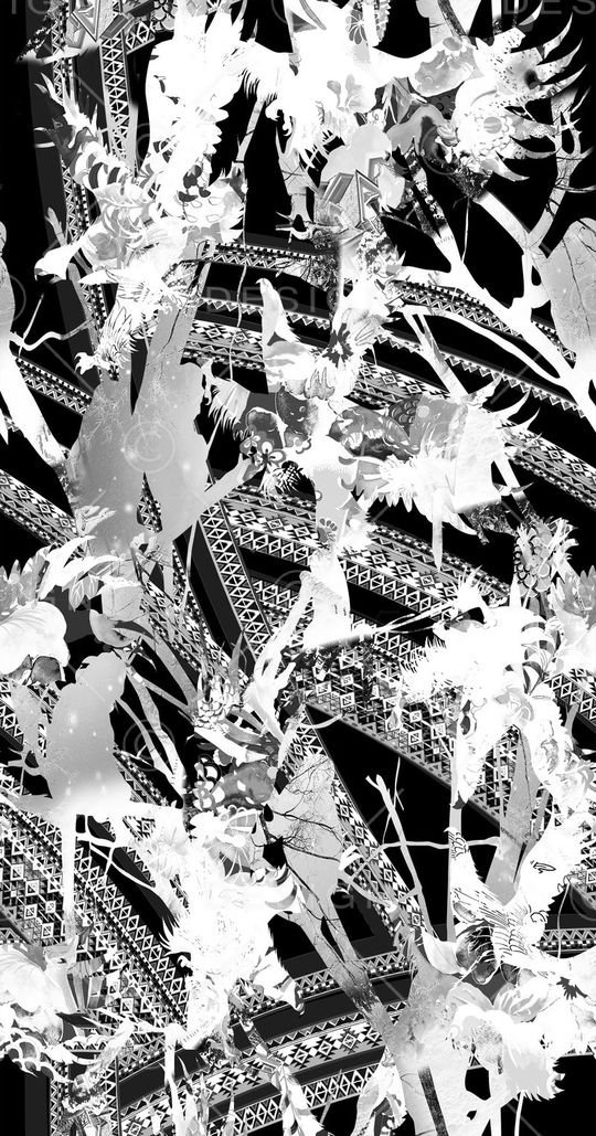 几何印花华亿平台图片