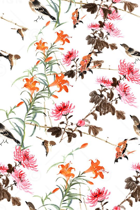 写意印花华亿平台图片