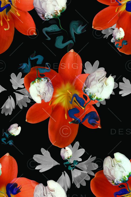 乱花印花华亿平台图片