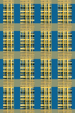 格子混搭印花华亿平台图片