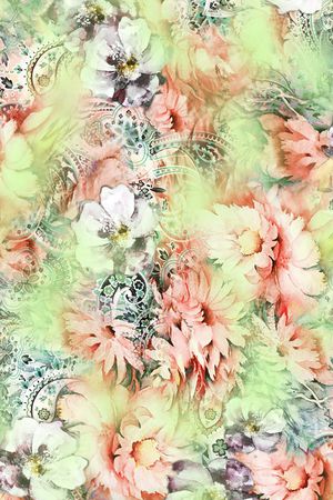 花朵印花华亿平台图片