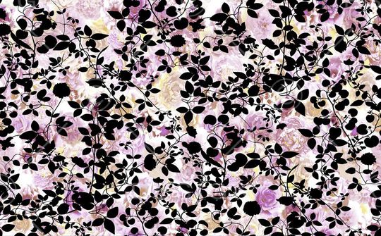 玉兰花印花华亿平台图片