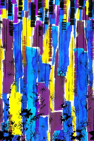 色块印花华亿平台图片