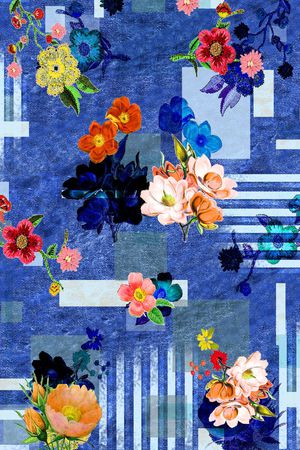 条纹印花华亿平台图片