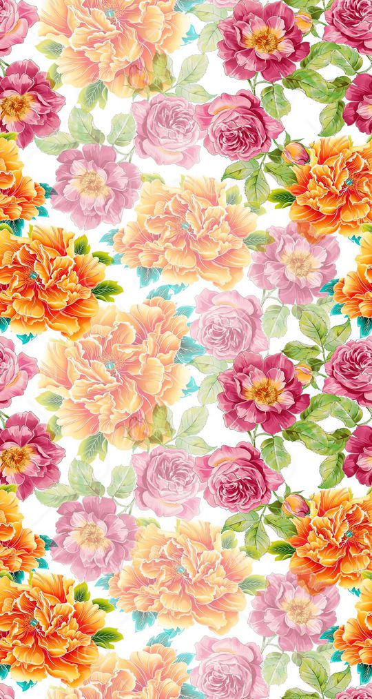 牡丹印花华亿平台图片