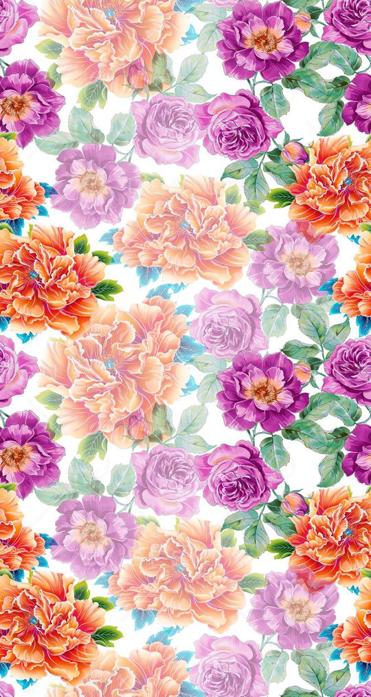 牡丹印花华亿平台图片