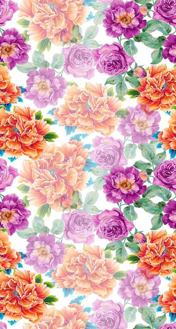 648078-中国风女装纺织时尚印花 (紫)