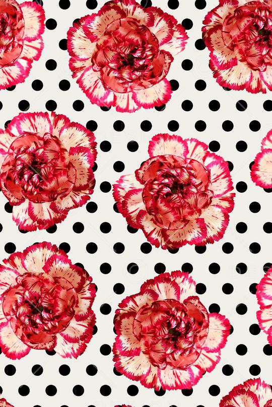 时尚抽象手绘花卉数码印花印花华亿平台图片