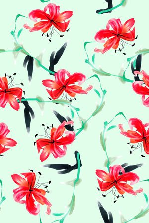 水彩印花华亿平台图片