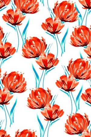 手绘印花华亿平台图片