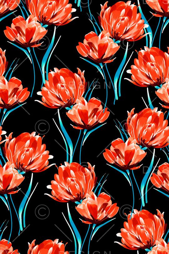 手绘印花华亿平台图片