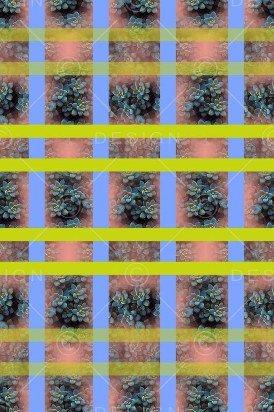 热带植物印花华亿平台图片