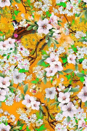 中国风印花华亿平台图片