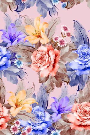 大朵印花华亿平台图片