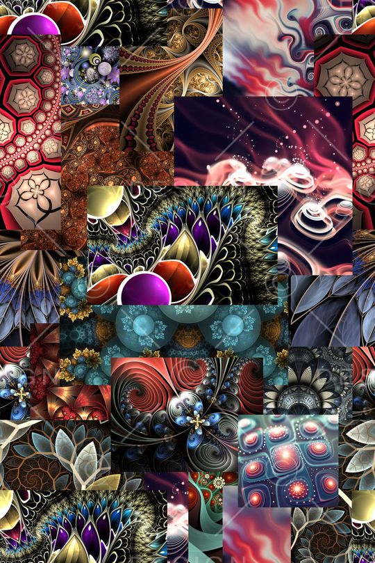 抽象印花华亿平台图片