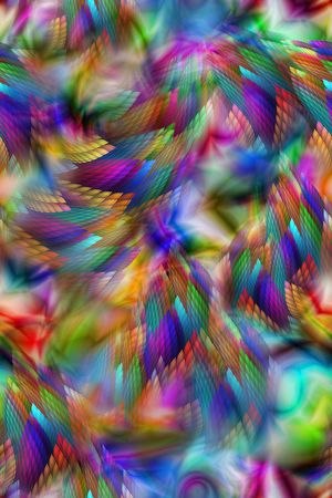 抽象印花华亿平台图片