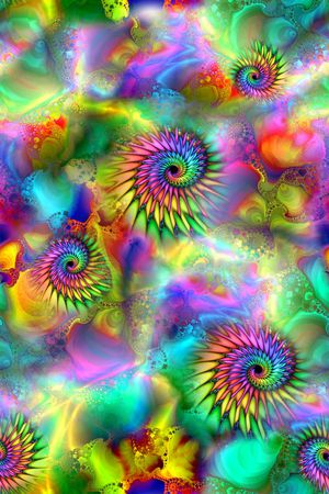 抽象印花华亿平台图片