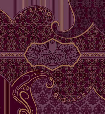 大马士革印花华亿平台图片