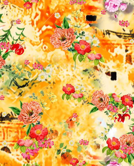 玫瑰印花华亿平台图片