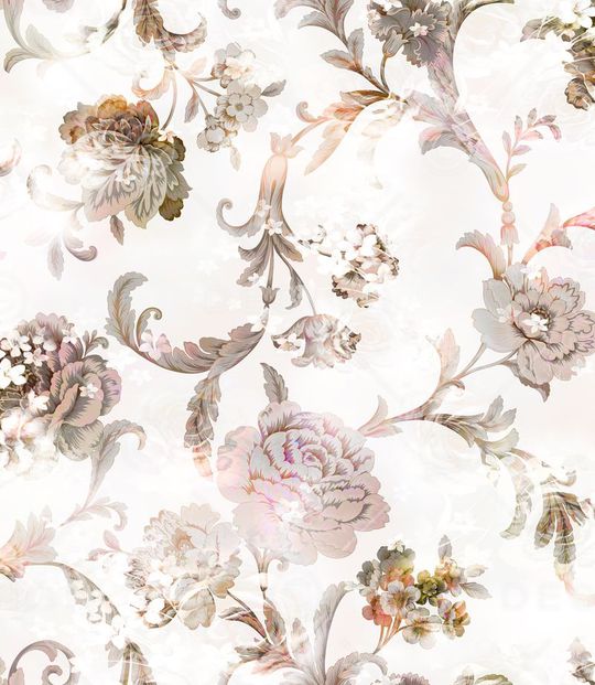 牡丹印花华亿平台图片