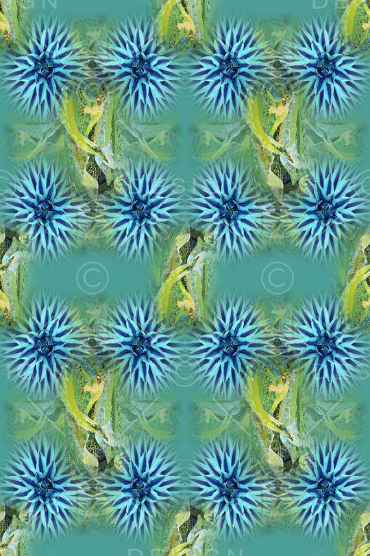 风格花卉印花华亿平台图片