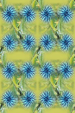 风格花卉印花华亿平台图片