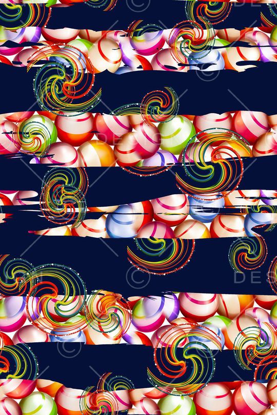 横条印花华亿平台图片