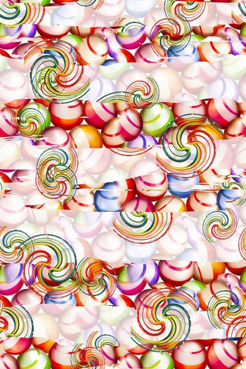 648566-时尚台球 炫彩亮钻旋转花纹-3