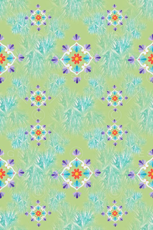 风格花卉印花华亿平台图片