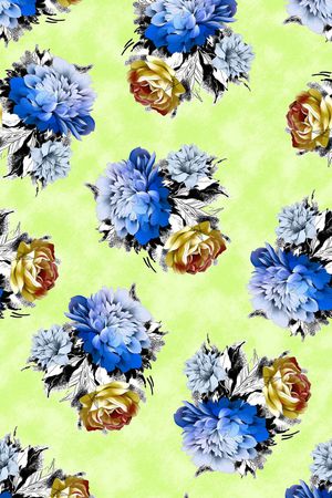 底纹花朵印花华亿平台图片