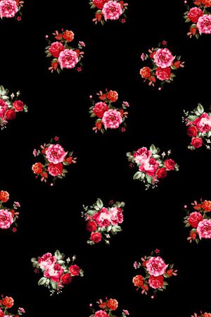 小朵印花华亿平台图片