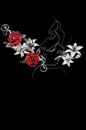 大牌男装定位衬衫T恤印花印花华亿平台图片