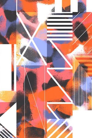 笔画印花华亿平台图片