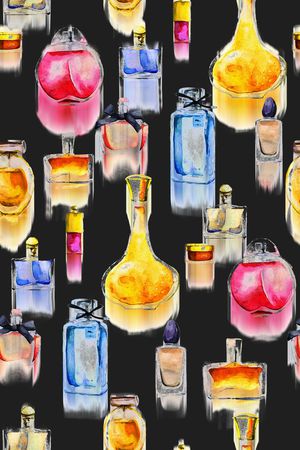 香水瓶印花华亿平台图片
