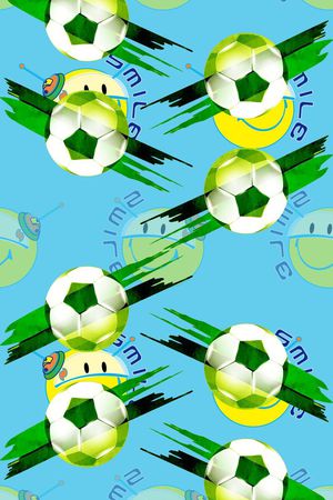 卡通婴童图案印花华亿平台图片