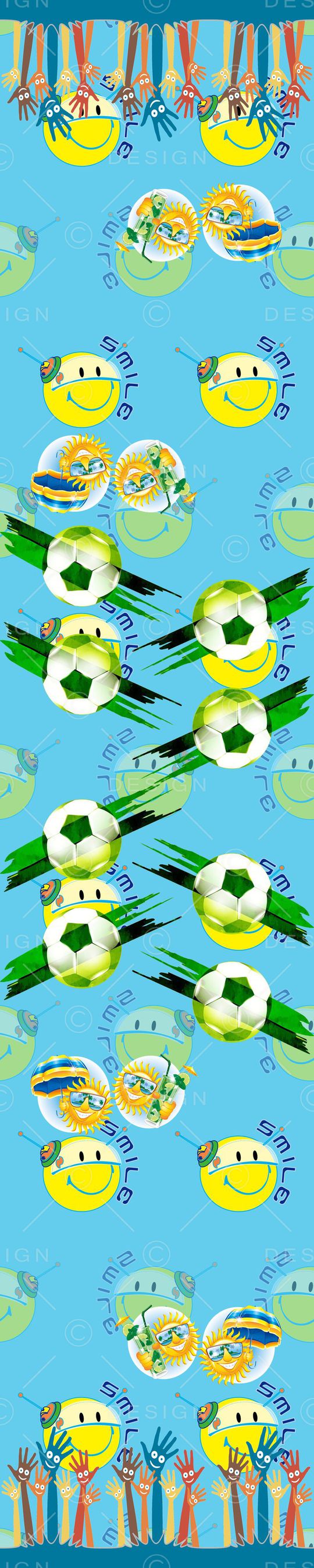 卡通婴童图案印花华亿平台图片